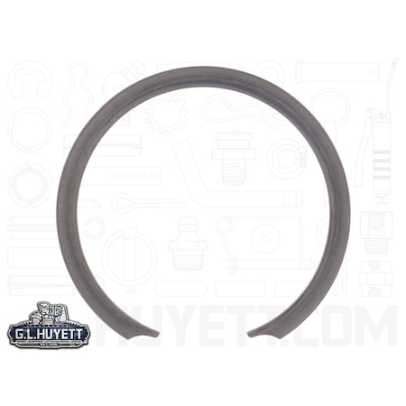 Huyett Internal Retaining Ring, Steel, Plain Finish, 2 in Bore Dia. UHB-200